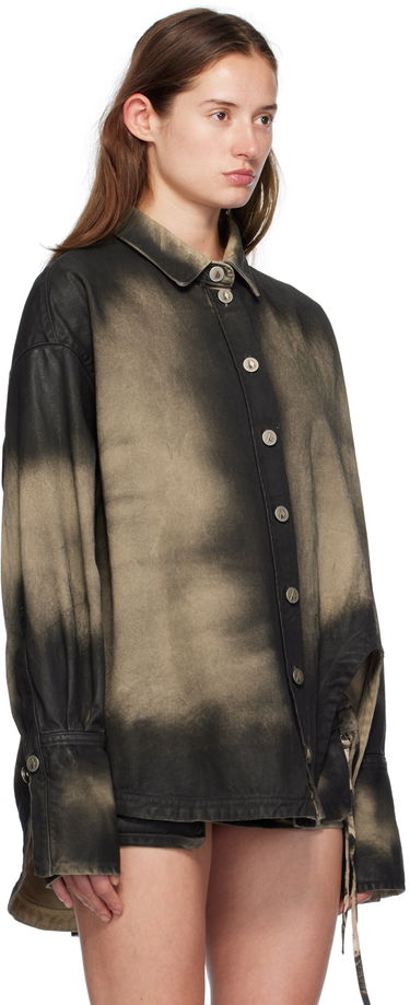 Skjorte The Attico Attico Diana Denim Shirt Sort | SPEWCB68 C109, 1