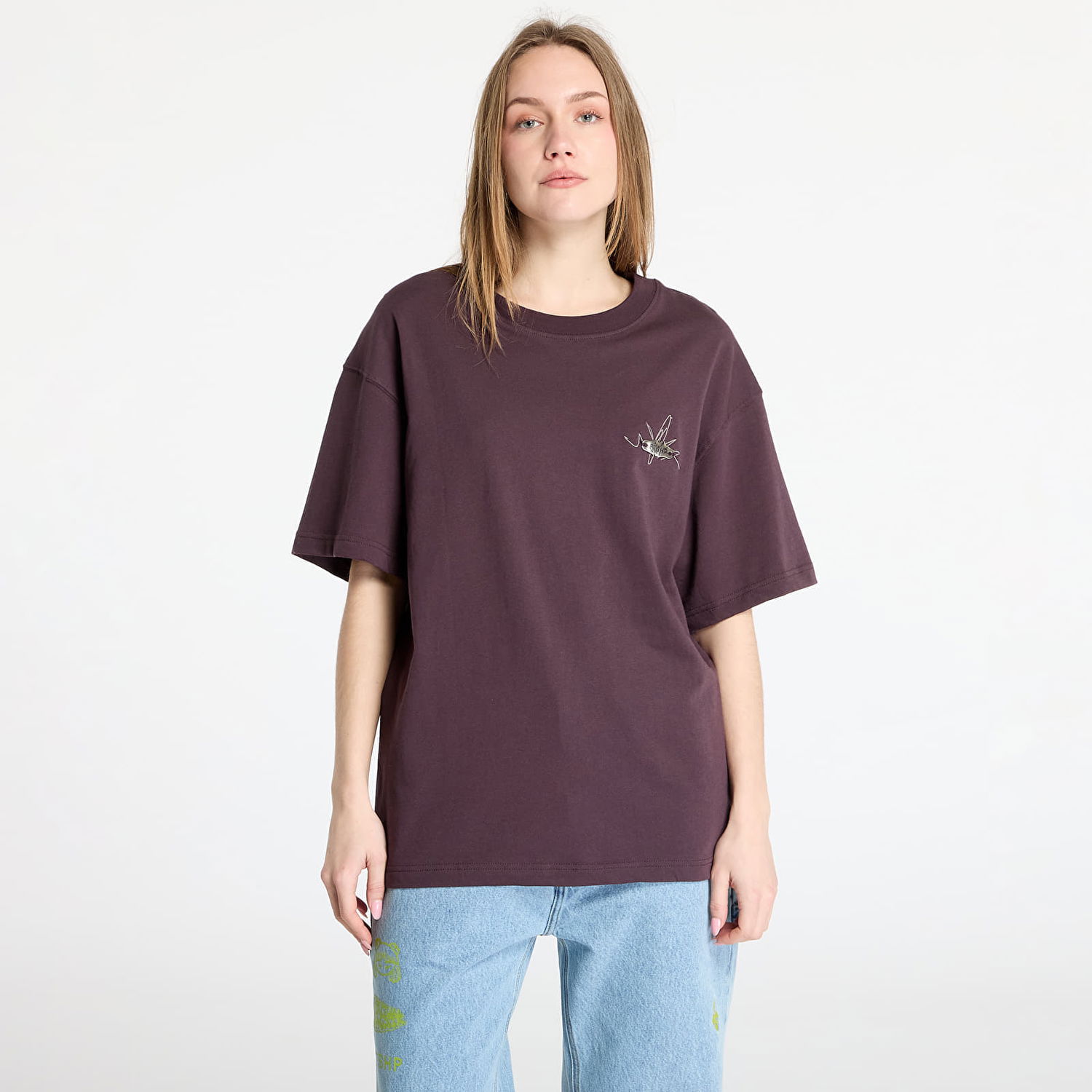 T-shirt Footshop FTSHP Everyday T-Shirt Lilla | FTSHP_447, 1