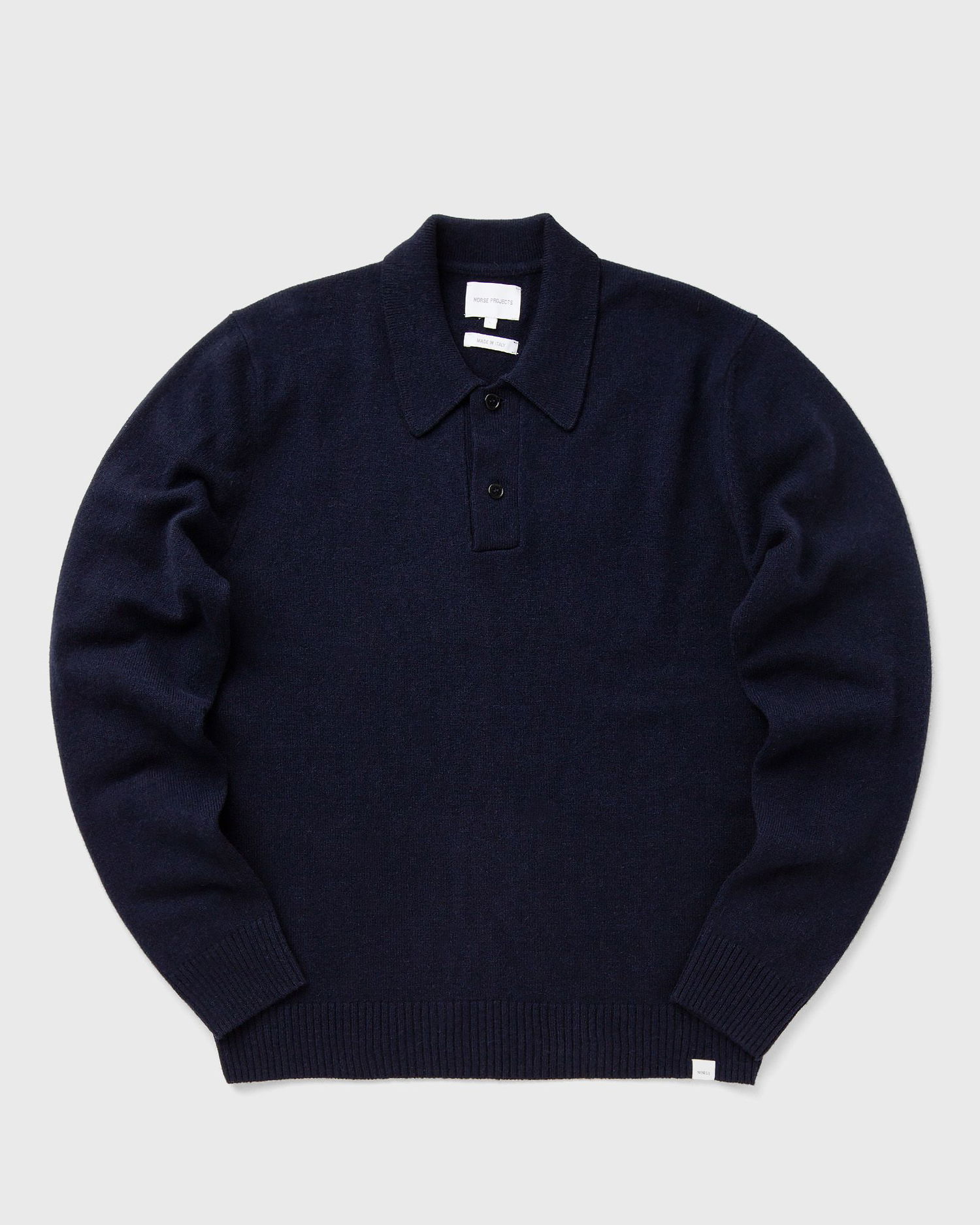 Polo skjorte NORSE PROJECTS Standard Merino Lambswool Polo Sort | N45-0621-7004, 0