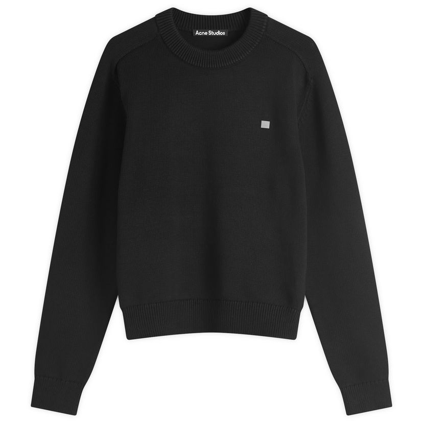 Sweater Acne Studios Kolos Cotton Crew Sweat, Size X-Small Sort | C60102-900