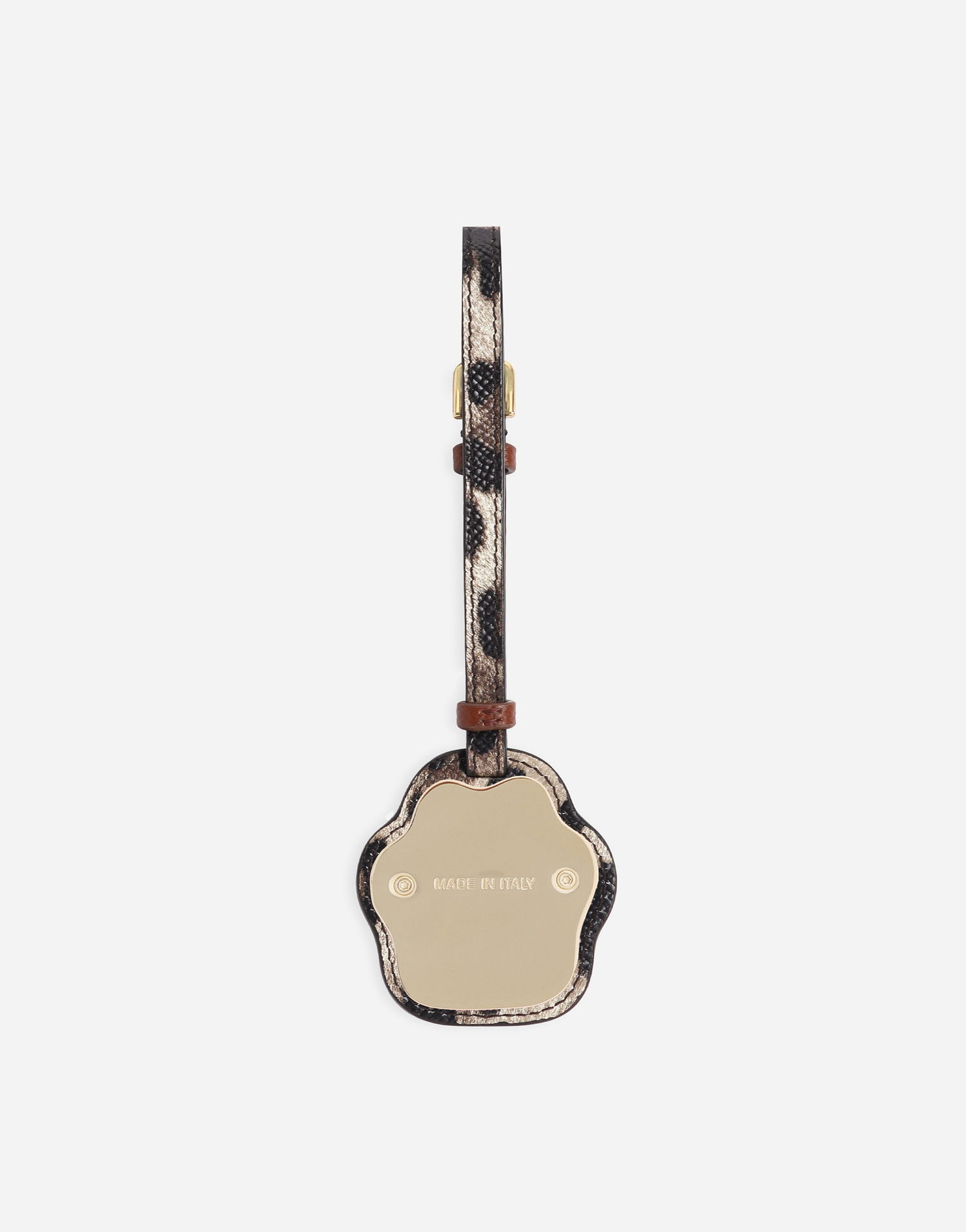 Nøgleringe Dolce & Gabbana Dolce & Gabbana Animal Print Calfskin Dog Paw Charm Flerfarvet | BD0021A6456HA93M, 1