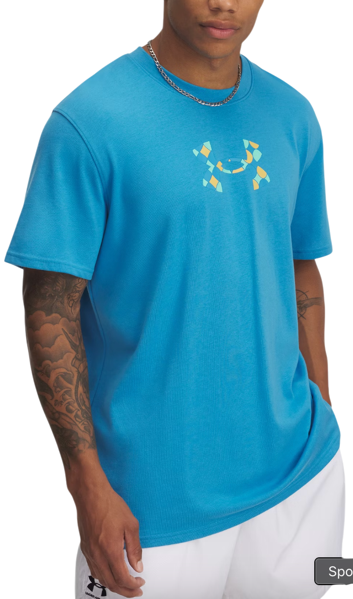 T-shirt Under Armour Under Armour Holiday HW Short Sleeve T-Shirt Blå | 6000575-452
