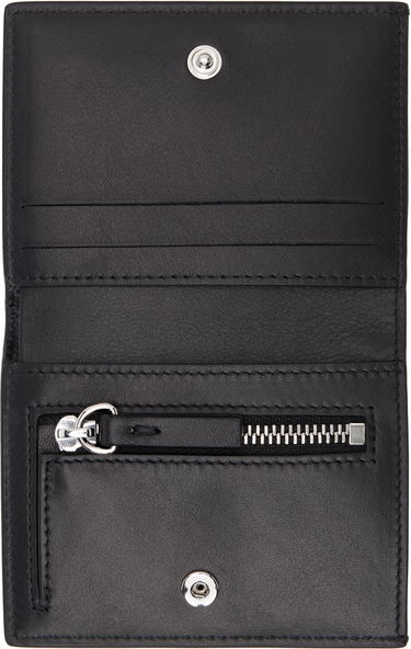 Tegnebog Maison Margiela MM6 Maison Margiela Leather Bifold Wallet Sort | SA5UI0015 P7258, 2