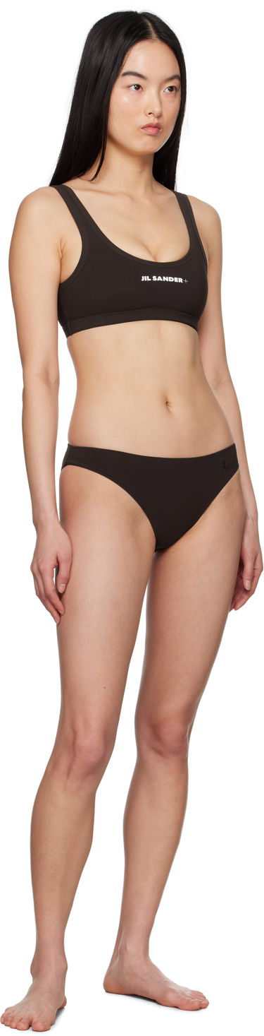 Trusser Jil Sander Jil Sander Embroidered Logo Bikini Bottom Sort | J40SG0111_J20011, 3