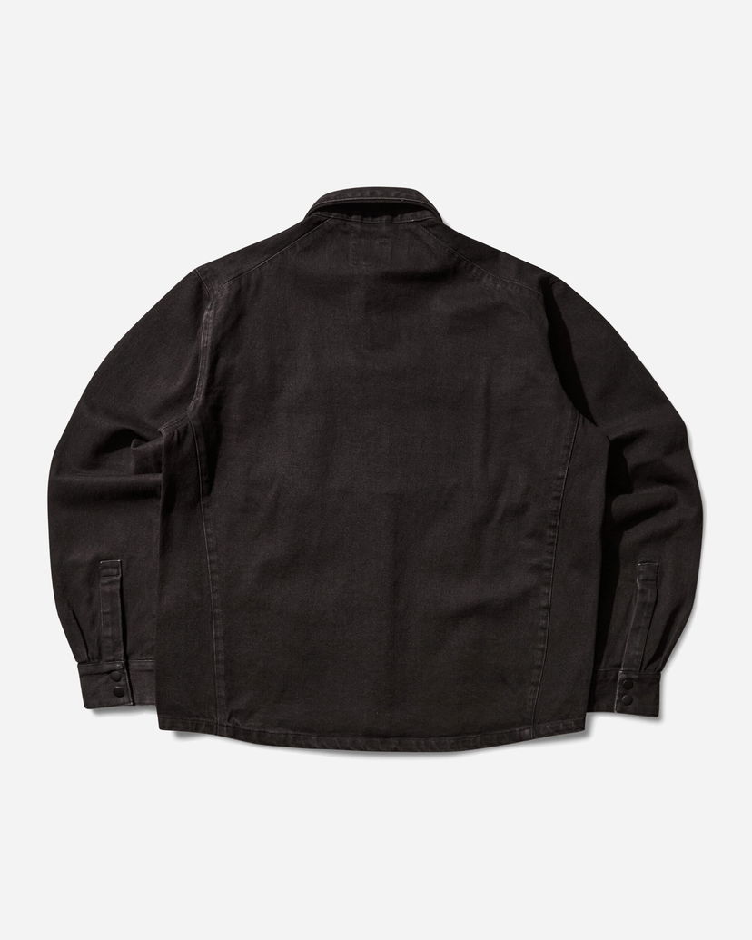 Skjorte ROA Wrangler Lona Denim Shirt Sort | OBMW017FA11 BRW0003