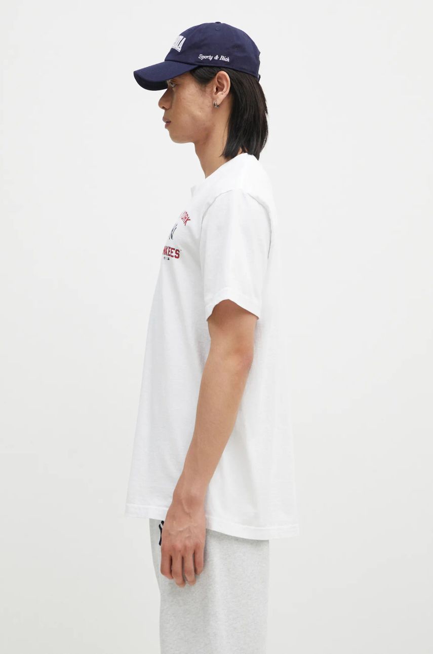T-shirt Sporty & Rich New York Yankees Graphic Print T-Shirt Hvid | TO043505300WH01, 1