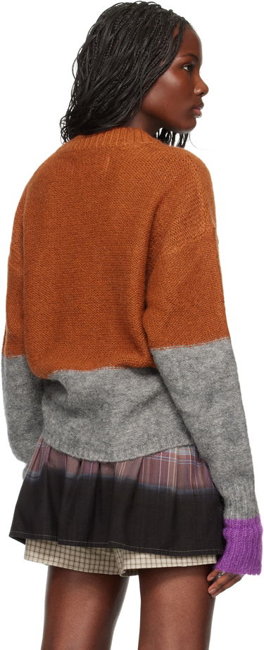 Sweater ERL Mohair Skull Sweater Brun | ERL09N004, 2