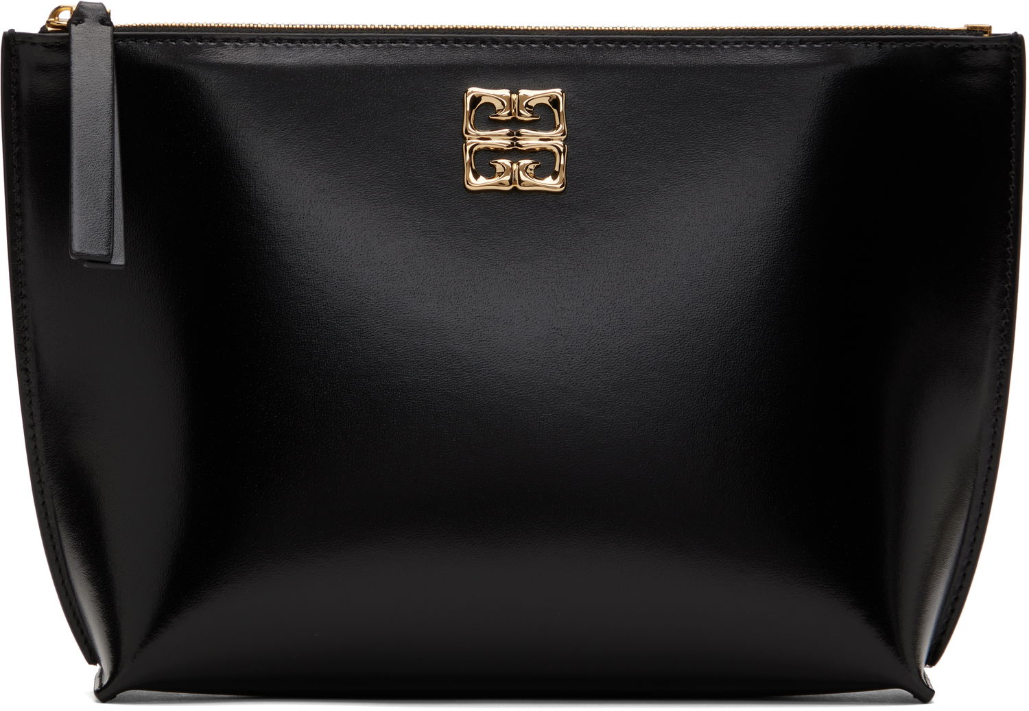 Håndtaske Givenchy Black Leather 4G Pouch Sort | BB60NSB13A001, 0