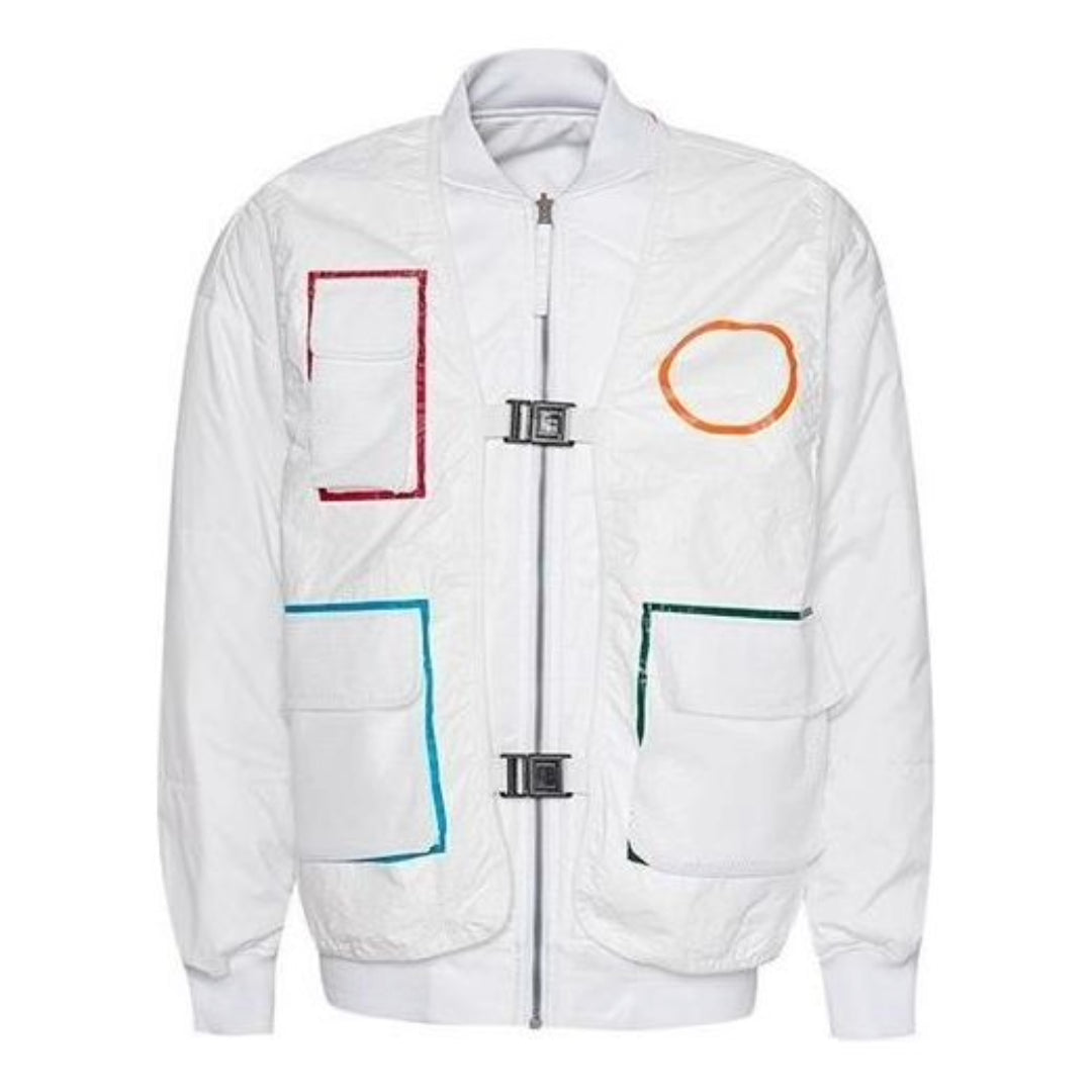 Bomberjakke Converse Padded Outerwear Jacket Hvid | 10019771-A02, 0