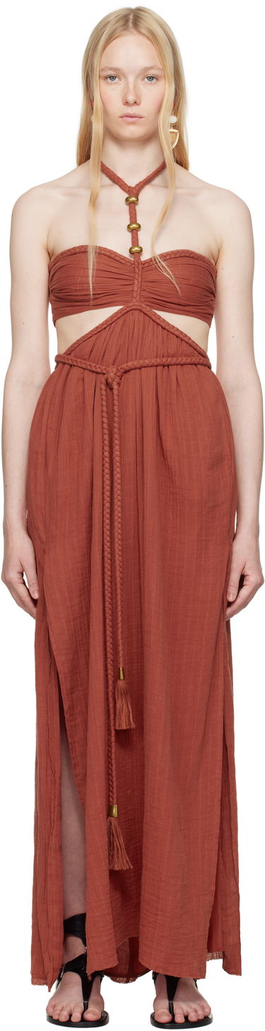 Kjole ISABEL MARANT Isabel Marant Justine Maxi Dress Rød | RO0782FA-C2J11I, 0