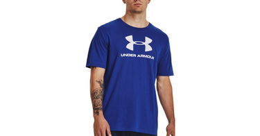 T-shirt Under Armour Sportstyle Logo Mørkeblå | 1329590-402, 1