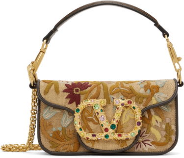 Skuldertaske Valentino Valentino Garavani Locò Small Embroidered Shoulder Bag Flerfarvet | 6W2B0K53LBI, 0