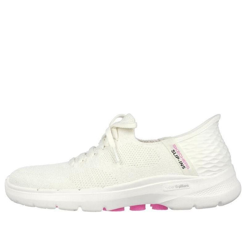 Sneakers og sko Skechers Go Walk 6 Lace Up Hvid | 124568-OFWT, 0