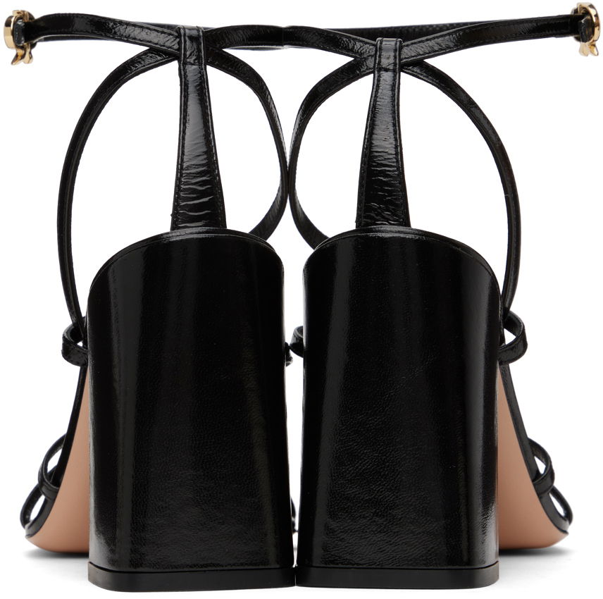 Sneakers og sko Gianvito Rossi Heeled Strap Sandals Sort | G32335.95RIC.NUI, 1