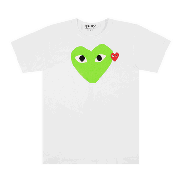 T-shirt Comme des Garçons Play T-Shirt With Green Heart Grøn | P1T106 GREE, 0