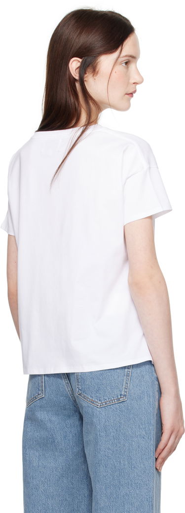 T-shirt Loulou de Saison Loulou de Saison Basiluzzo T-Shirt Hvid | BASILUZZO, 2
