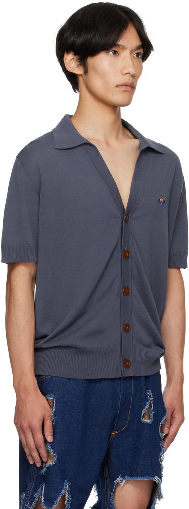 Sweater Vivienne Westwood Vivienne Westwood Cotton Polo Cardigan Hvid | 2701001D-Y003F-, 4