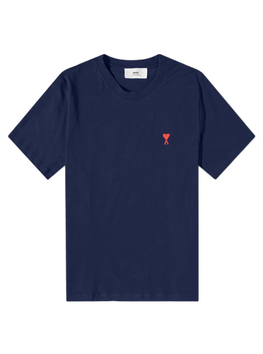 T-shirt AMI Tonal Small A Heart Tee Mørkeblå | UTS001-724-491