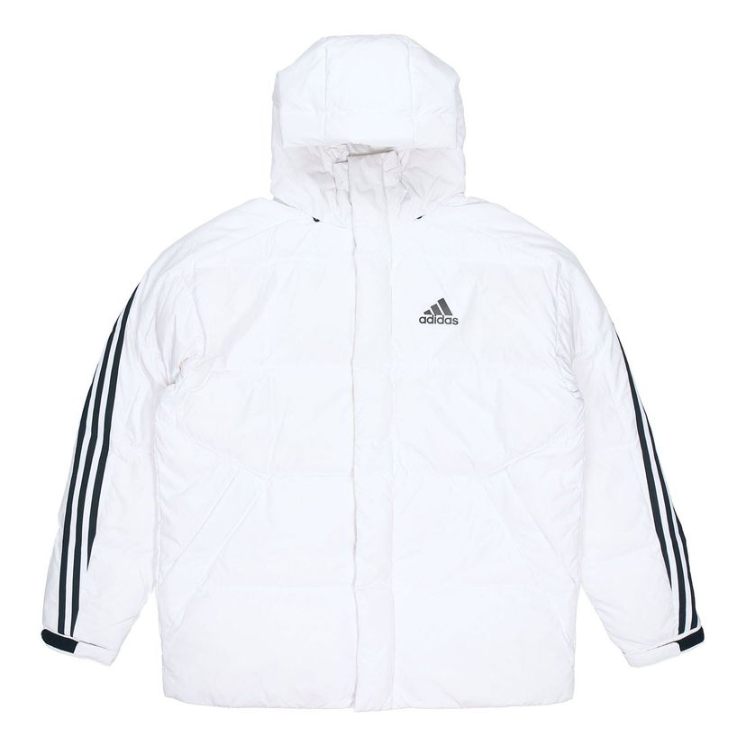 Parka adidas Originals 3st Puffy Down Hooded Jacket Hvid | H20755