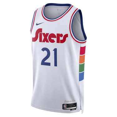 Jersey Nike Dri-FIT NBA Swingman Joel Embiid Philadelphia 76ers City Edition 2024/25 Hvid | FQ4355-101, 1