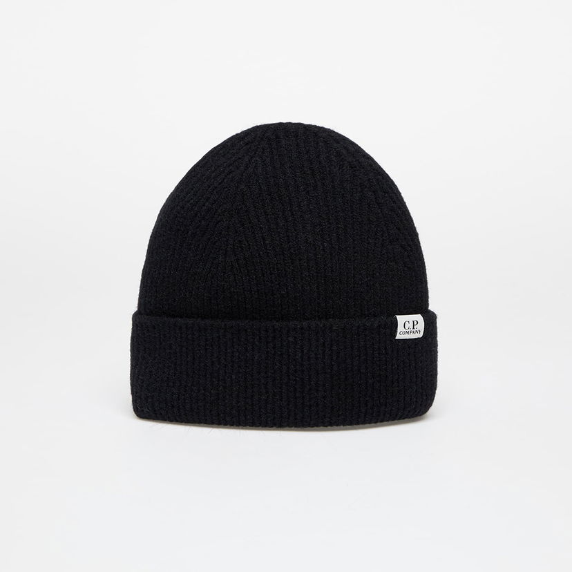 Beanie C.P. Company Fleece Knit Beanie Sort | 17CMAC300A006170A-999