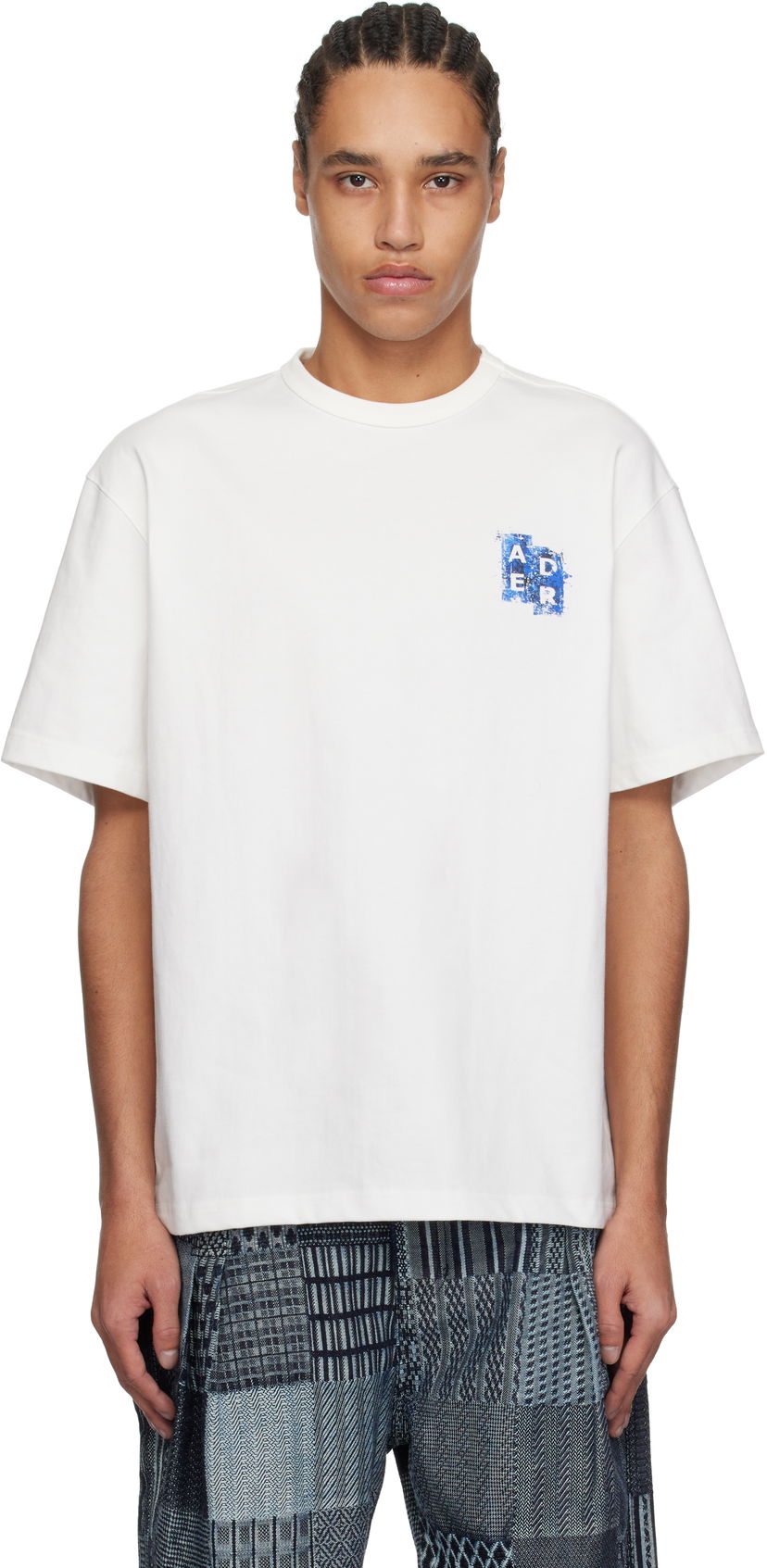 T-shirt ADER ERROR ADER error Significant TRS Tag 06 T-Shirt Hvid | BN42FYTS0104OW
