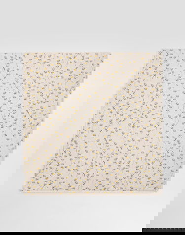Tøj og tilbehør Dolce & Gabbana Dolce & Gabbana Daisy-Print Interlock Baby Blanket Beige | LNJAE7II7IOHF5RI, 1
