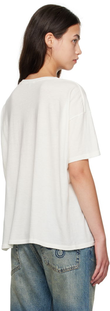 T-shirt R13 R13 Relaxed T-Shirt "Fuck" Hvid | R13WK141-K115B, 2