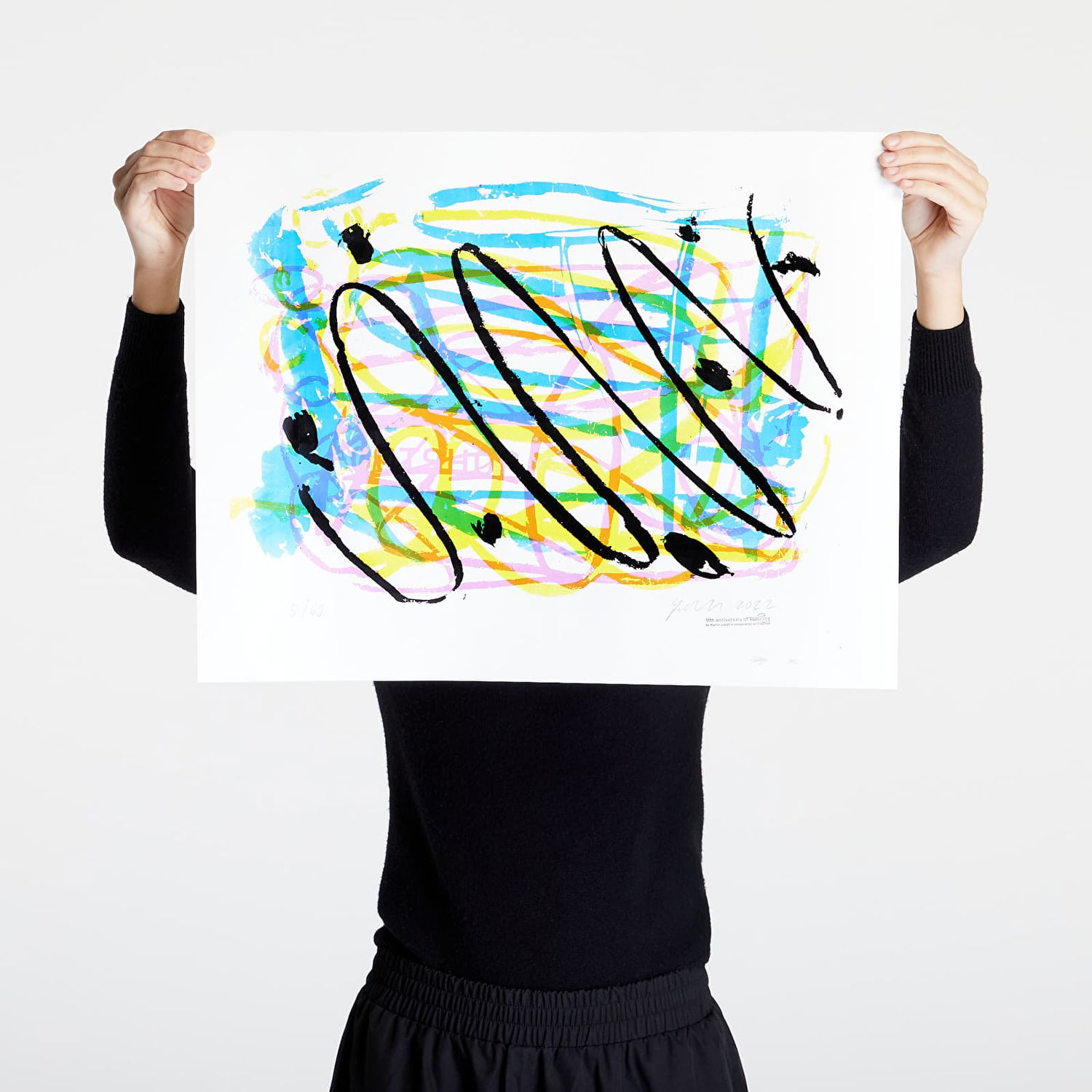 Tilbehør Footshop FTSHP 11th anniversary x Martin Lukáč Print 2 Flerfarvet | FTSHP_235, 0
