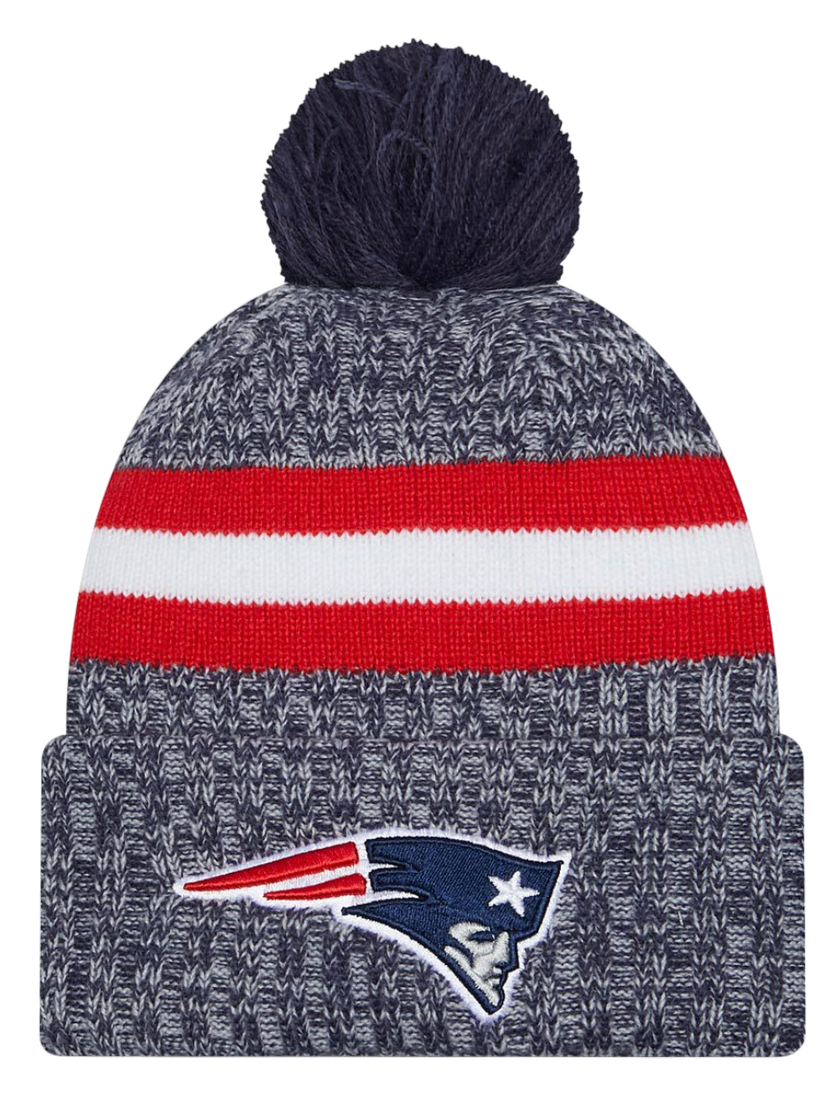 Beanie New Era New Era New England Patriots Beanie with Pom Mørkeblå | 60407584-60407584