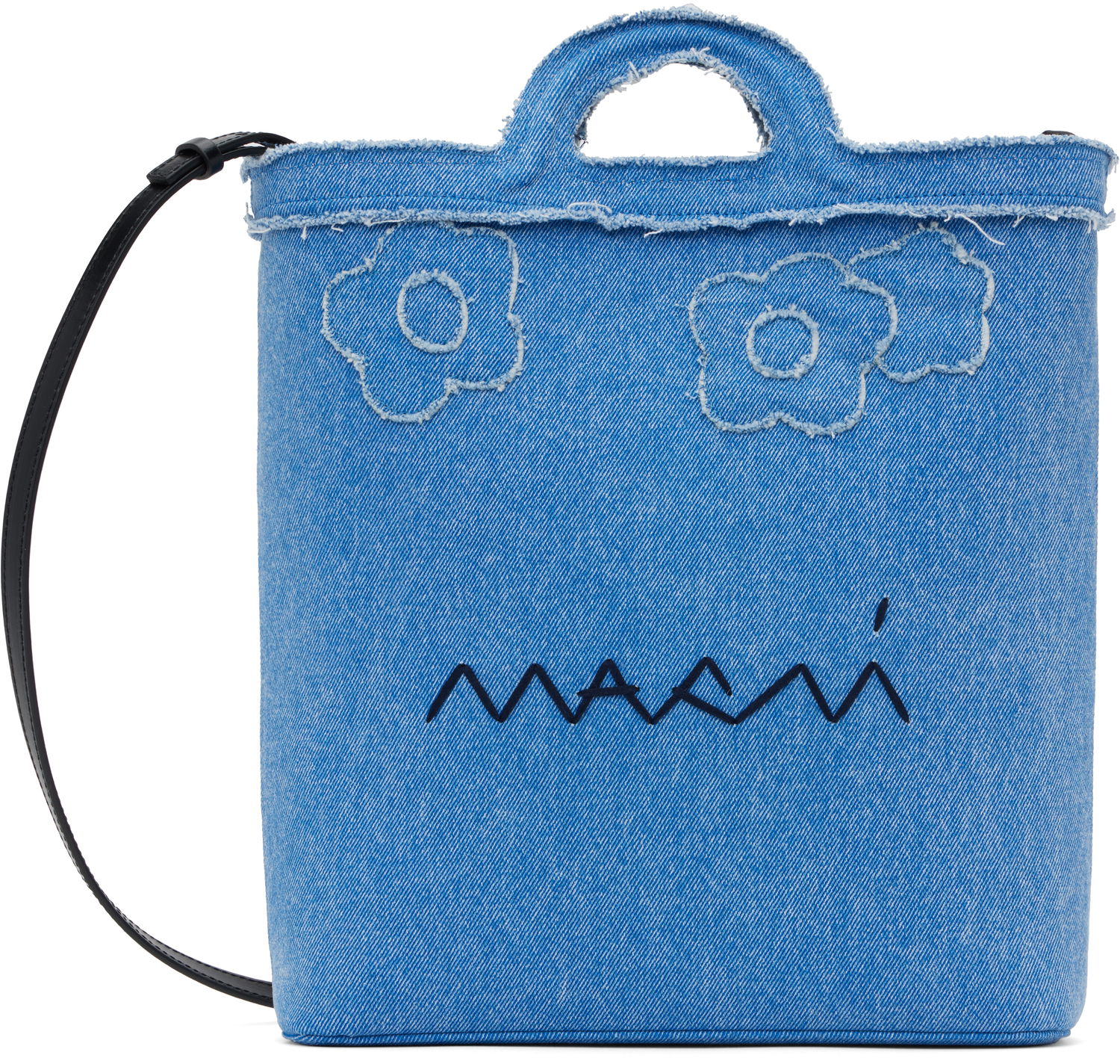 Mulepose Marni Marni Tropicalia Denim Crossbody Bag Blå | SBMP0179L1 P8201, 0