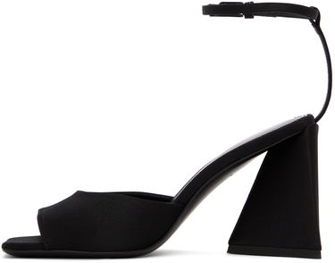 Tøj The Attico Attico Piper Heeled Sandals Sort | 231WS599 V015, 2