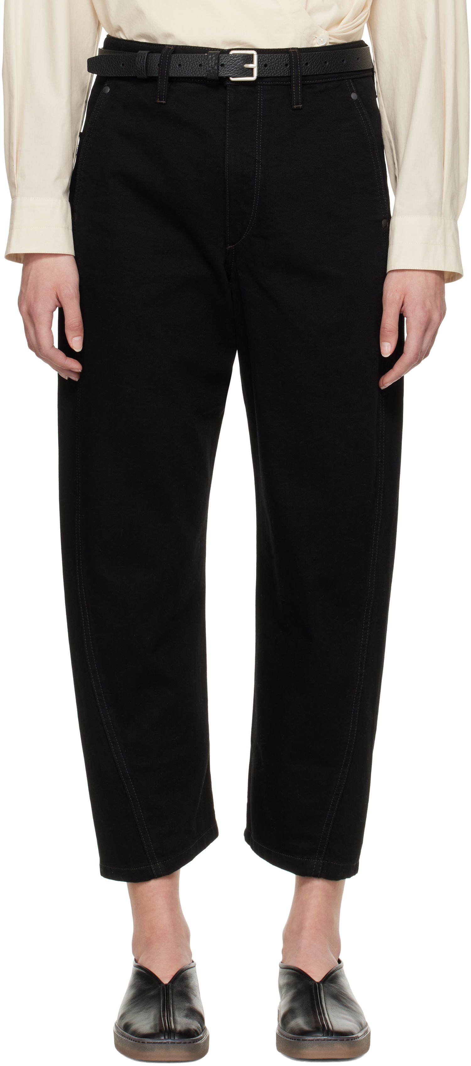 Jeans LEMAIRE Lemaire Twisted Jeans Sort | PA1051 LD1031, 0