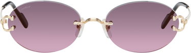 Solbriller Cartier Cartier 'Signature C de Cartier' Sunglasses Lilla | CT0551S-004, 0