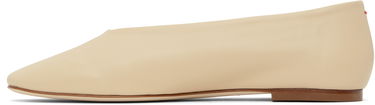 Skopleje Aeyde Aeyde Kirsten Leather Ballerina Flats Beige | A11-FL-MANS8MFL-0122-957-007, 2