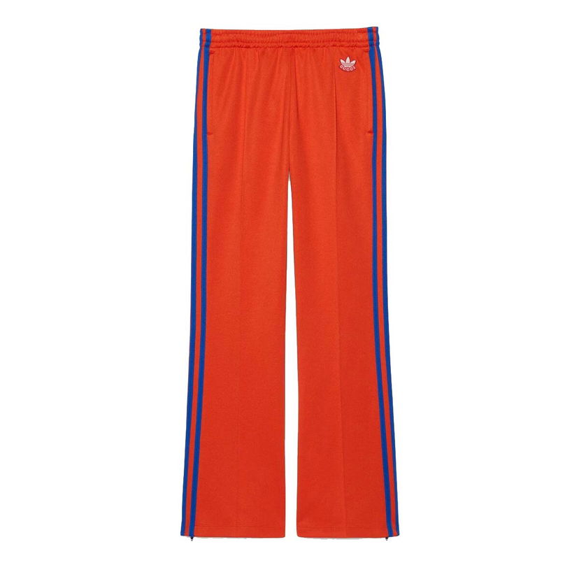 Joggingbukser Gucci adidas x Cotton Jersey Jogging Pant Orange/Blue Rød | ‎727535 XJEGU 7476