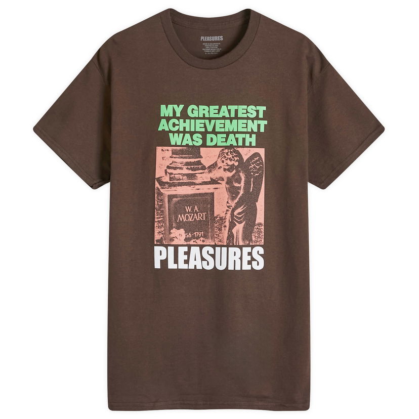 T-shirt Pleasures Wolfie T-Shirt Brun | P24F066-BRN