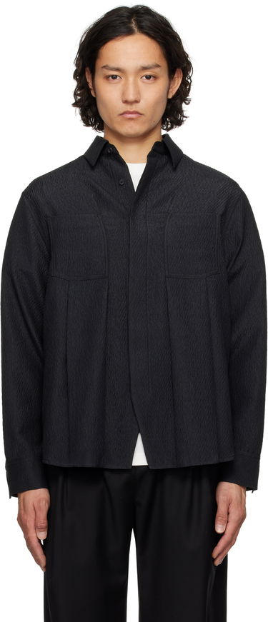 Skjorte ADER ERROR ADER error Product. 53 Textured Shirt Sort | BO01SSSH0101BK, 0