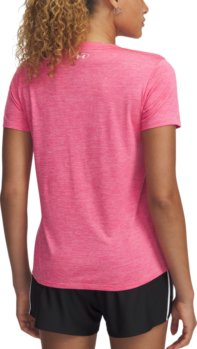 T-shirt Under Armour Under Armour Tech Short Sleeve V-Neck T-Shirt Lyserød | 1384227-672, 1