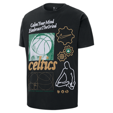 T-shirt Nike NBA Max90 Boston Celtics Courtside T-Shirt Sort | HQ0626-010, 0