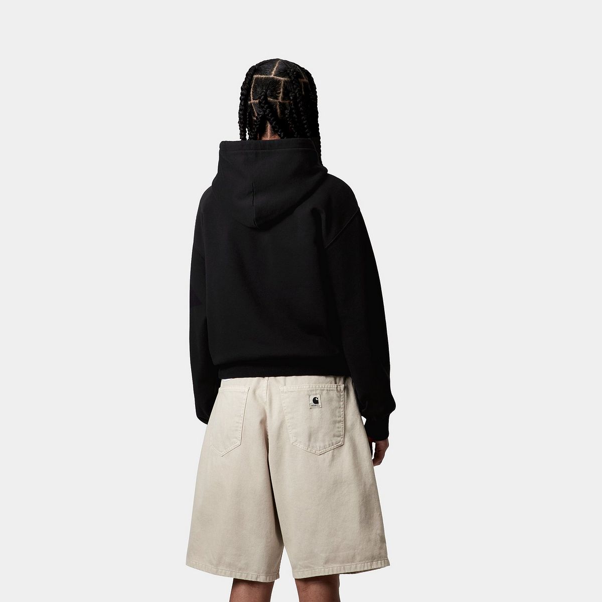 Sweatshirt Carhartt WIP Hooded Sweatshirt Sort | I034719_9, 1