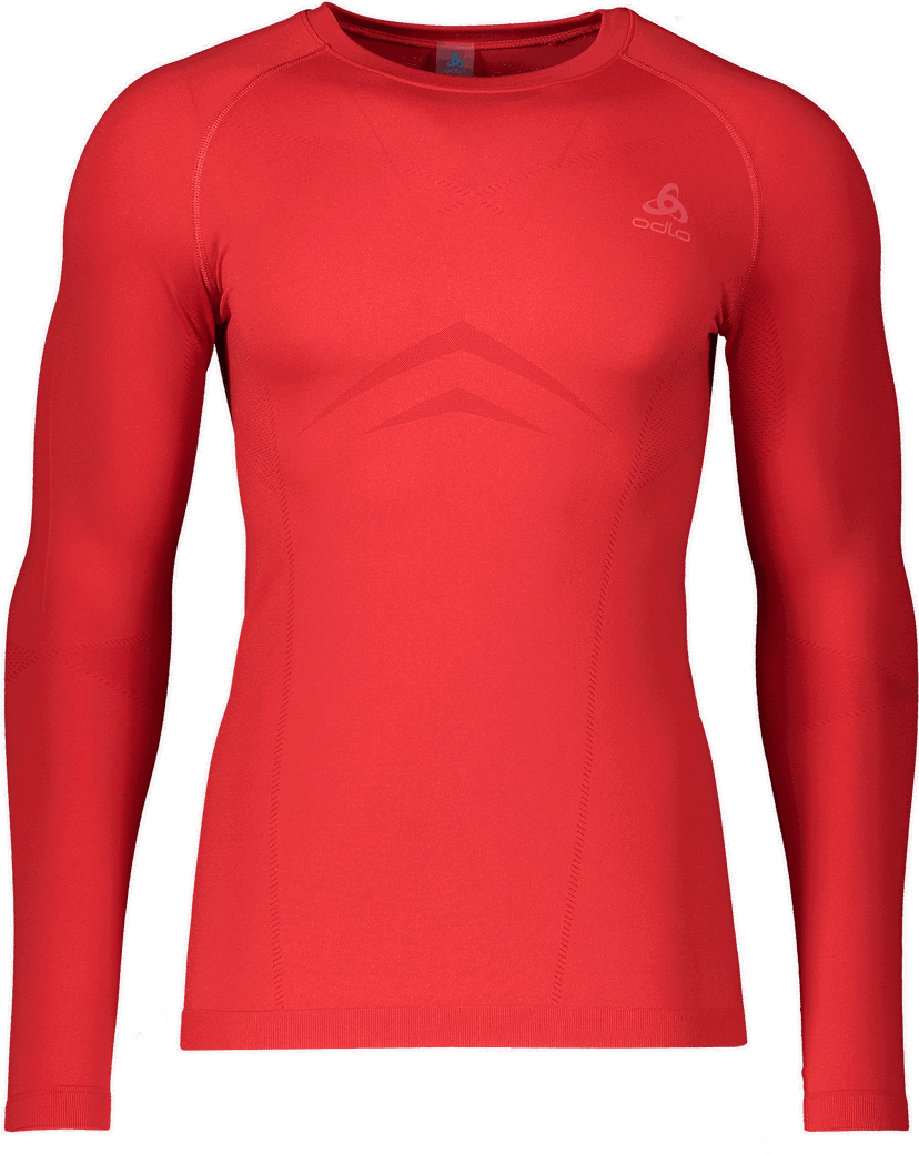 T-shirt Odlo Odlo Performance Warm Underwear Long Sleeve Shirt Rød | 197462-36100
