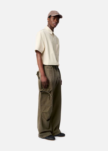 Cargo bukser AXEL ARIGATO Dax Faded Wide-Leg Cargo Trousers Grøn | A3306001, 9