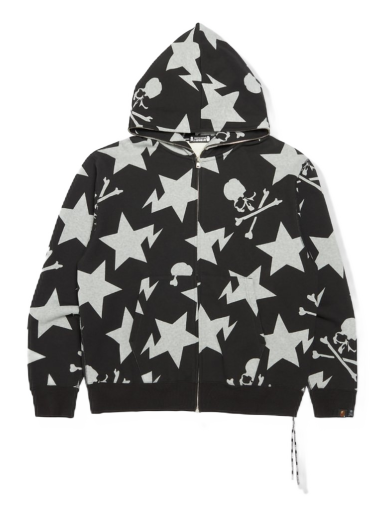 Sweatshirt BAPE Mastermind x 11th Anniversary Sta Pattern Relaxed Full Zip Hoodie Sort | MVBSW115903MI