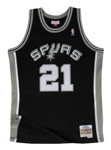 Jersey Mitchell & Ness NBA Swingman Jersey San Antonio Spurs Tim Duncan Sort | SMJYGS18208-SASBLCK98TDU