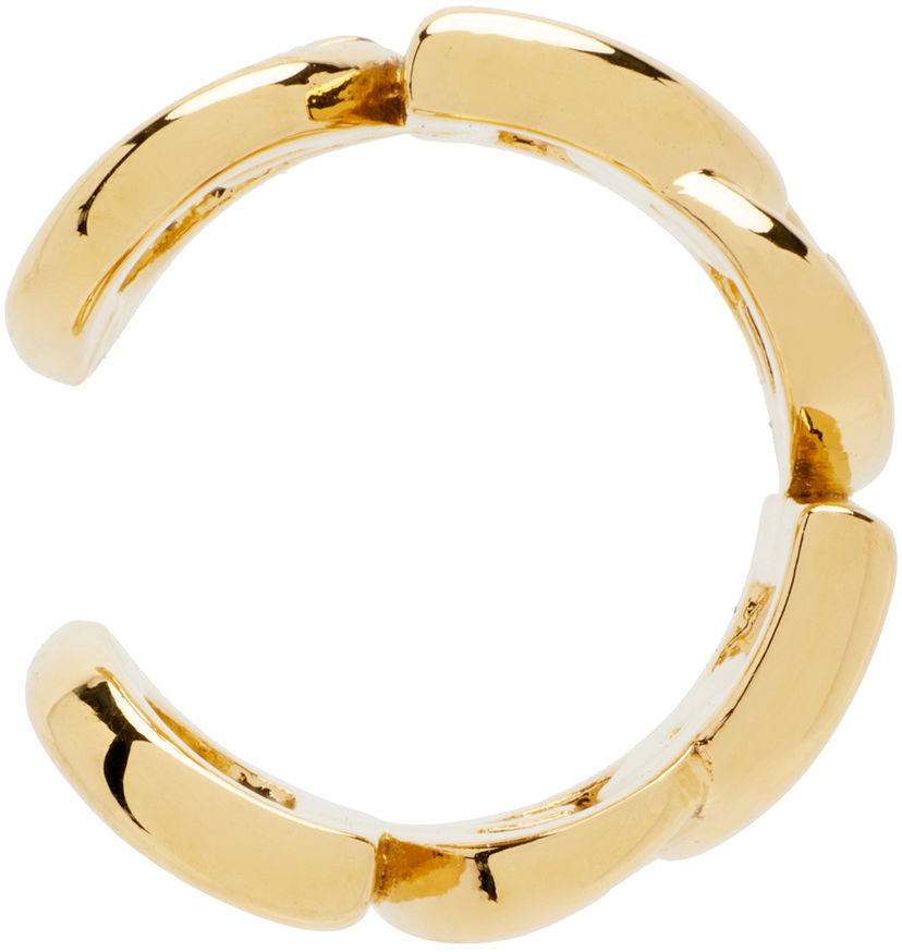 Øreringe Dolce & Gabbana Gold 'DG' Logo Single Ear Cuff Metalisk | WEP6L5 W1111