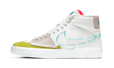Sneakers og sko Nike Blazer Mid Edge SB ''Orange Aqua'' Hvid | CI3833-101, 0