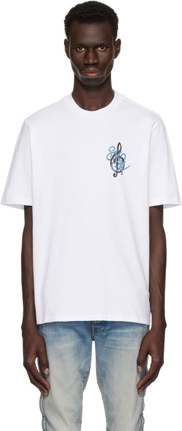 T-shirt AMIRI Amiri Jazz Band Graphic T-Shirt Hvid | AMJYTE1167, 0