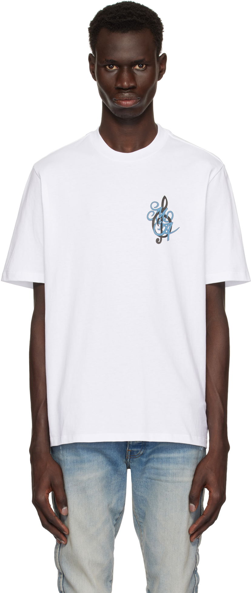 T-shirt AMIRI Amiri Jazz Band Graphic T-Shirt Hvid | AMJYTE1167