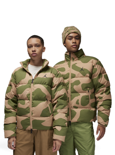 Puffer jakke Jordan Flight Heritage Down Jacket Beige | FB6988-200